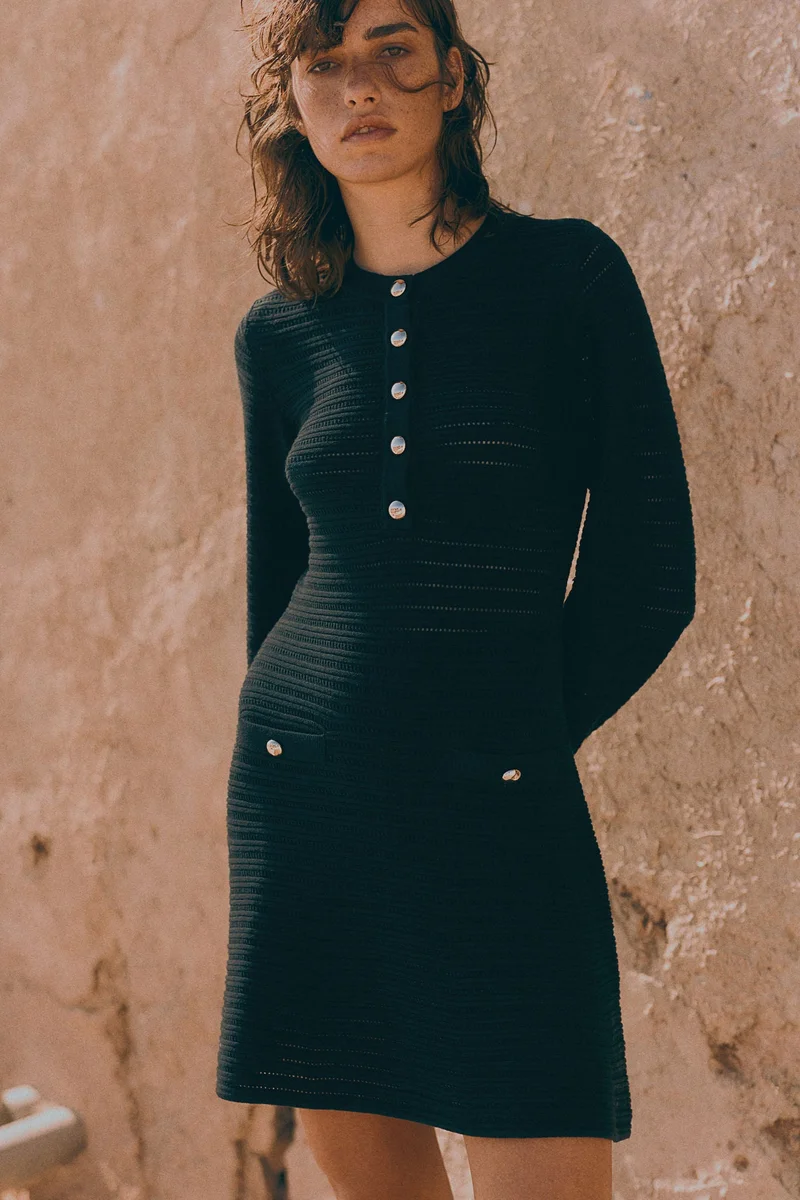 H&M Pointelle-knit dress