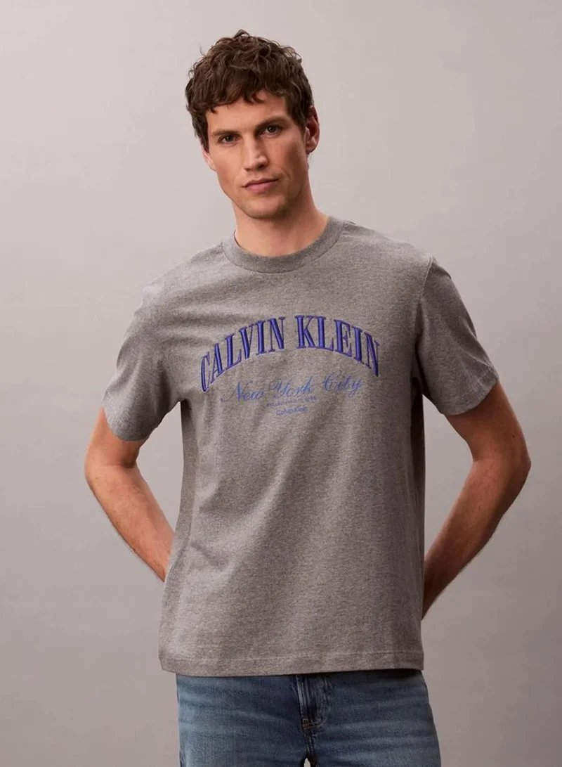Embroidered NYC Logo T-Shirt