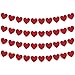 OHOME Valentines Day Decorations Valentines Banner Valentines Decor Red Heart Garland 40 Pack Valentines Day Backdrop Galentines Day Decorations Party Favors for Door Wall Classroom School Home - Image 3