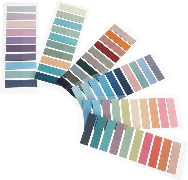 Self Adhesive Page Markers 1200pcs Colorful Sticky Index Tabs for Note Taking Book Flags School Office Home Use - Image 1