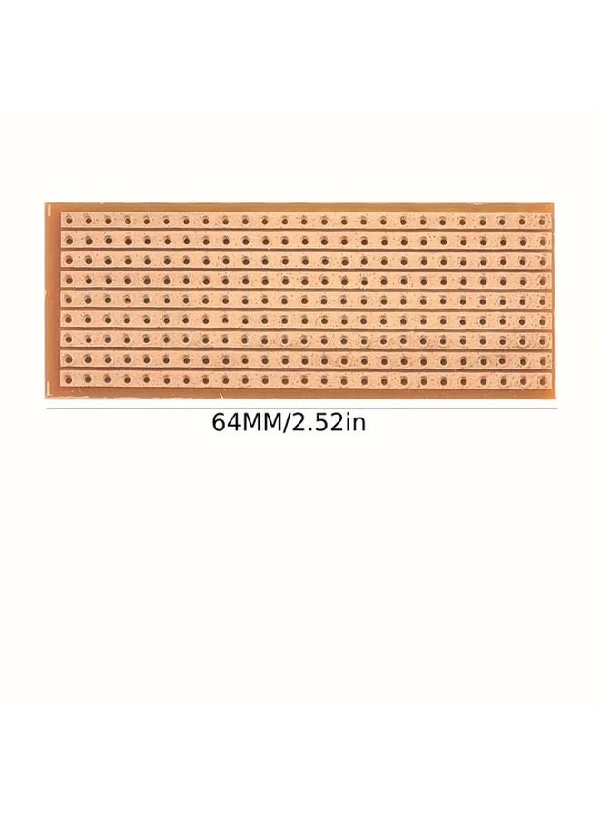 Robot Accessories 5Pcs PCB Circuit Board 25x64mm Perforated Plate Experiment Board - Image 2
