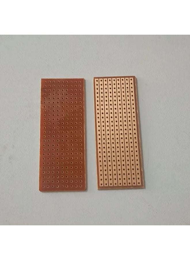Robot Accessories 5Pcs PCB Circuit Board 25x64mm Perforated Plate Experiment Board - Image 3