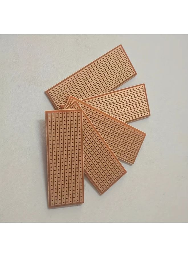 Robot Accessories 5Pcs PCB Circuit Board 25x64mm Perforated Plate Experiment Board - Image 4