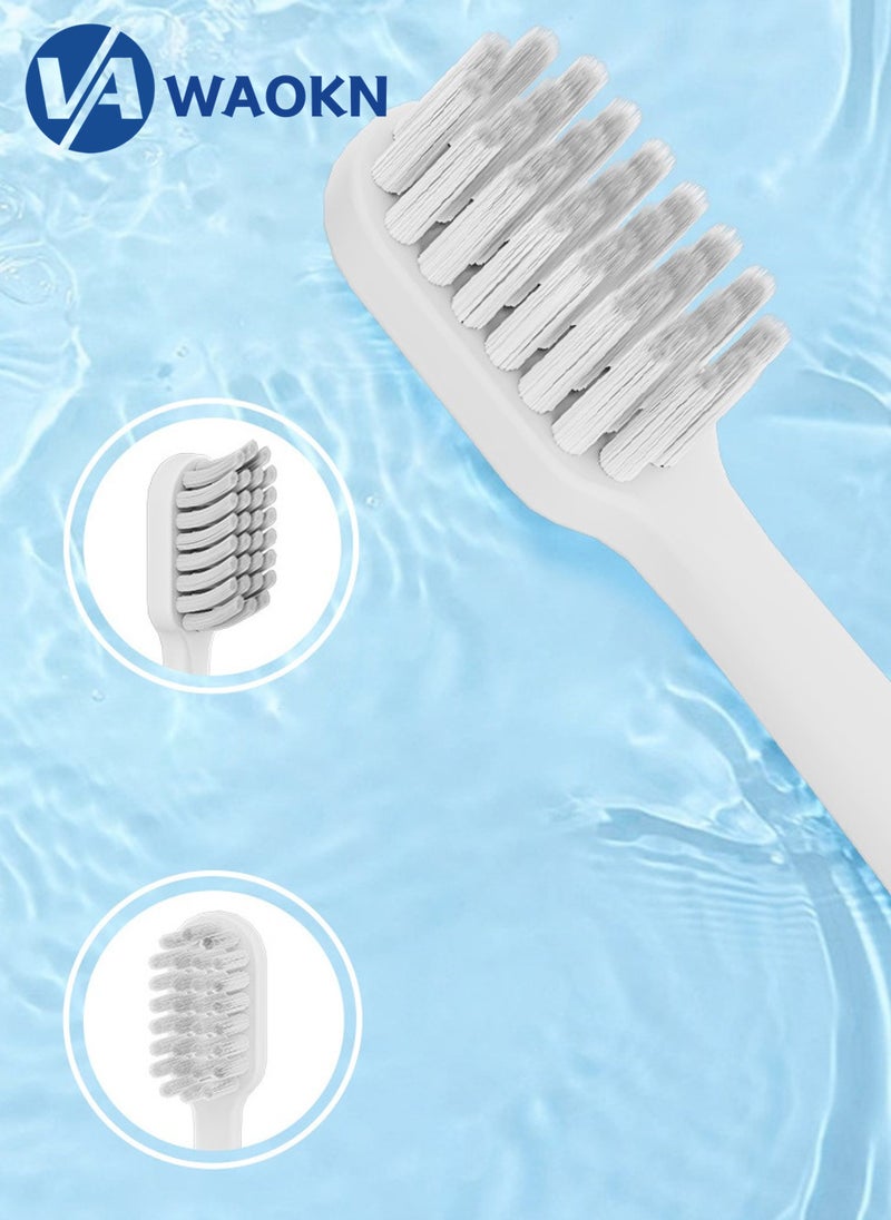 WAOKN Rechargeable Sonic Electric Toothbrush High-frequency Vibration IPX6 Waterproof Power Toothbrush 3 Modes Adjustable and Smart Electric Toothbrush with 3 Detachable Soft-bristle Brush Heads - Image 3