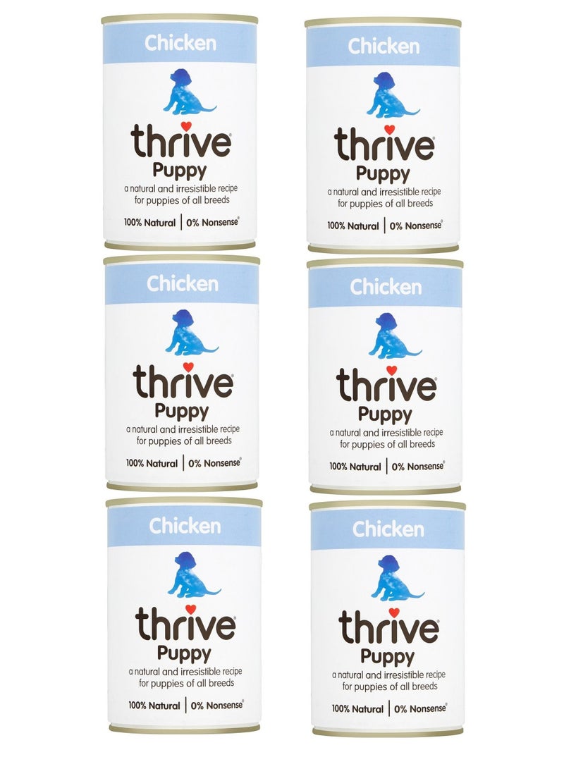 THRIVE 6 Piece Complete Chicken Puppy Wet Food 400g
