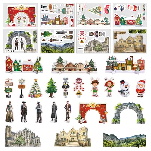 TEMI Train Set for Kids 3-12 Years, Electric Classical Steam Engine Locomotive with Steam, Light and Sounds, Rechargeable Model Trains Kit Toys w/Passenger Carriage for Boys and Girls - Image 5
