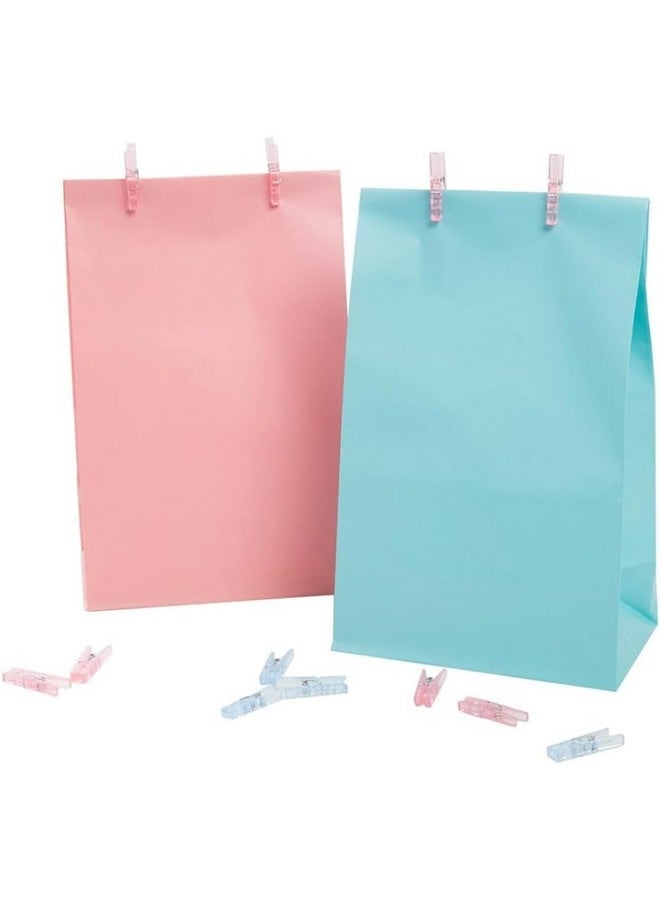 Unique Baby Pink Plastic Clothespin Favors - 12 Pieces, 1.25'' - Adorable Party Decorations for Baby Showers and Gender Reveals - Image 2