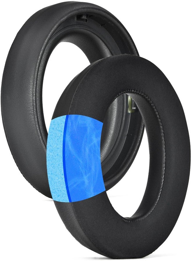 defean أغطية وسادات الأذن البديلة من ديفيان متوافقة مع سماعة سوني بلاي ستيشن PS5 بلس إيلت اللاسلكية، وسادات الأذن مع رغوة عزل الضوضاء (جل تبريد) - Image 1