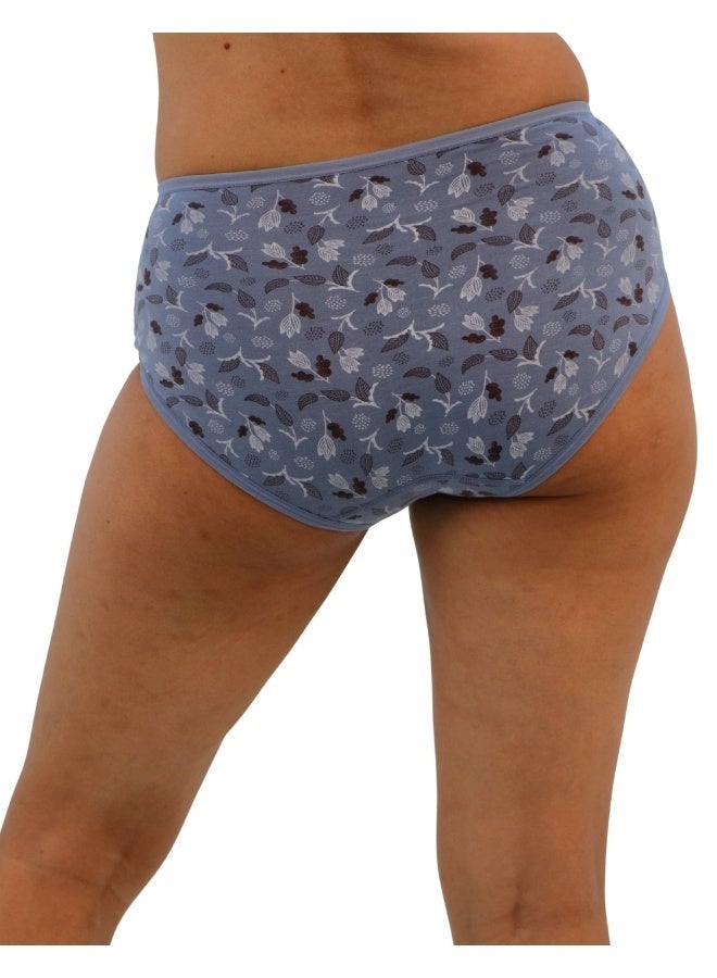 JOANNA JOANNA 152240 Women's Leaves Design Mid Rise 3-Pack Panties, Multicolor  - Image 4