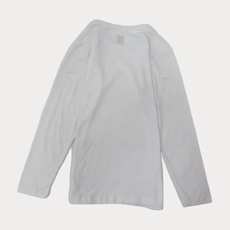 Junior White Long-Sleeved Undershirt - Image 2