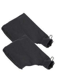 Excefore Miter Saw Dust Bag, 2 Pack Table Saw Dust Collect Bag, with Zipper and Wired Adjustable Stand Dust Bag for Belt Sander Parts Diagonal Saw Miter Saw Accessories  - Image 1