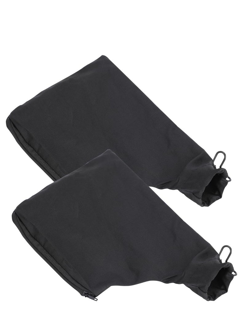 Excefore Miter Saw Dust Bag, 2 Pack Table Saw Dust Collect Bag, with Zipper and Wired Adjustable Stand Dust Bag for Belt Sander Parts Diagonal Saw Miter Saw Accessories  - Image 1