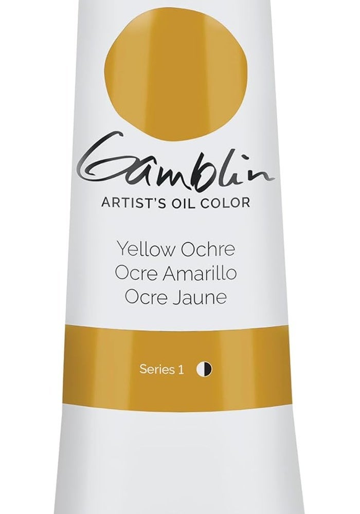 Gamblin Artist's Oil Color - Yellow Ochre, 37ml Tube