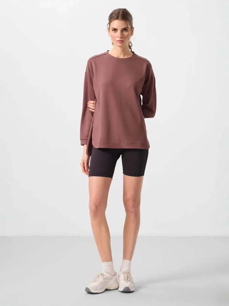 TOMMYLIFE TOMMY Long-sleeve Jersey Tunic Top
