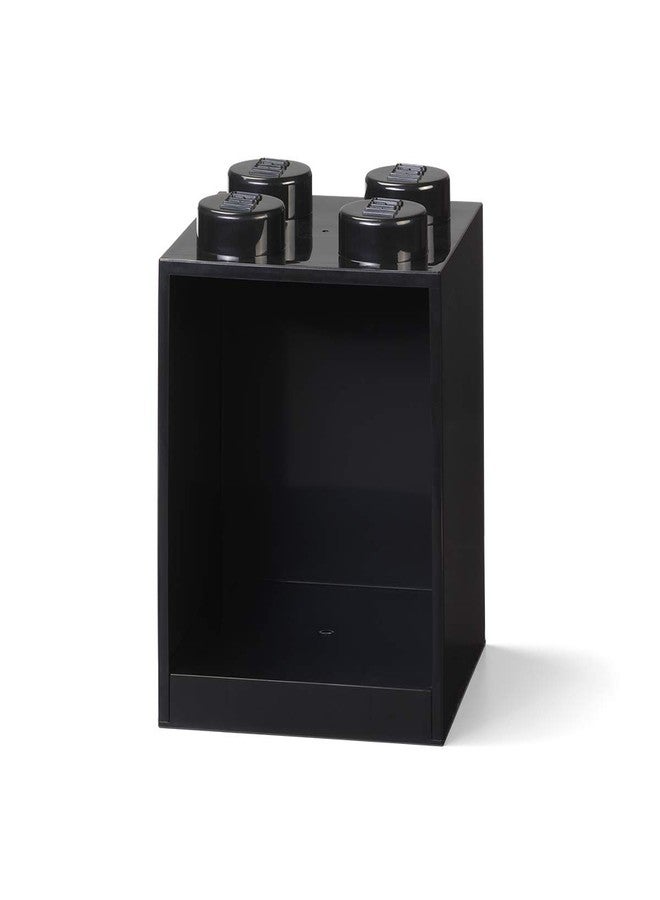 Room Copenhagen Lego Brick Shelf, 4 Stud, Black - Image 1