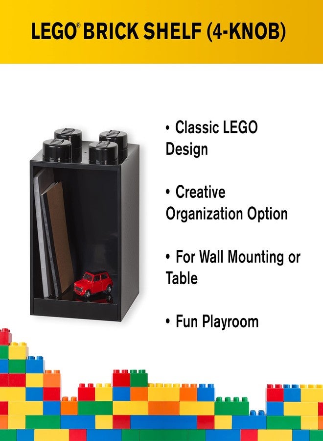 Room Copenhagen Lego Brick Shelf, 4 Stud, Black - Image 5