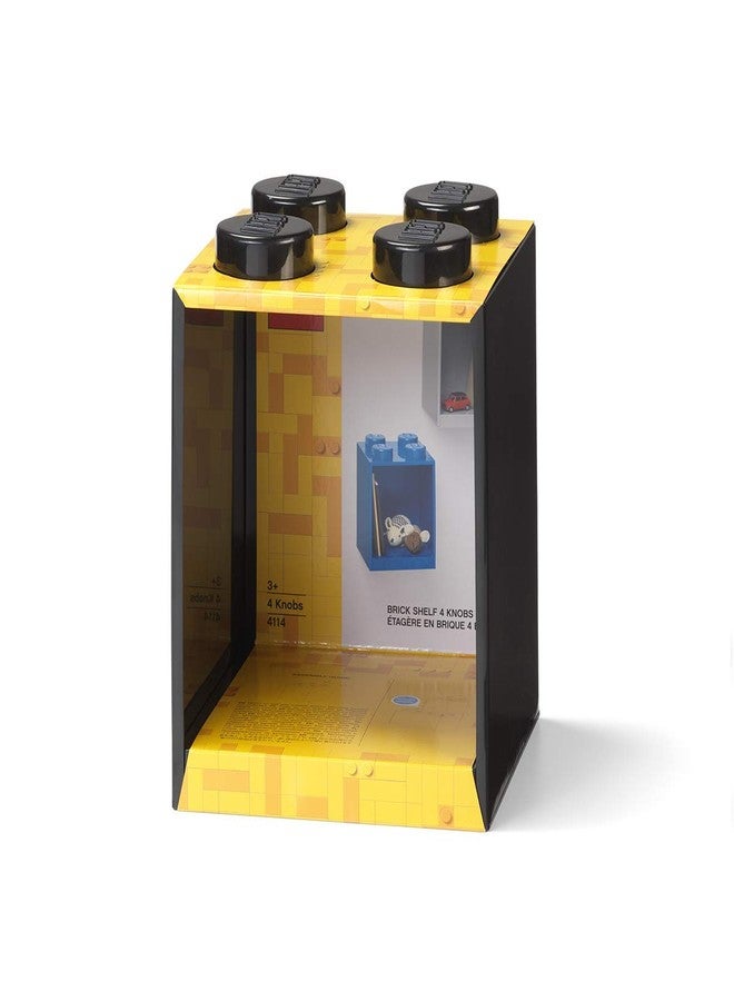 Room Copenhagen Lego Brick Shelf, 4 Stud, Black - Image 2