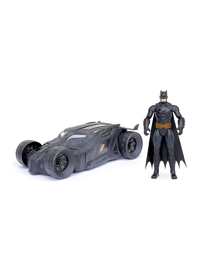 SPIN MASTER - Dc Comics Batman Batmobile Pack + Batman 30 Cm Batmobile Vehicle And 30 Cm Articulated Figure – Children'S Toy 4 Years And Above - Image 1