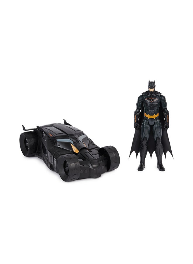 SPIN MASTER - Dc Comics Batman Batmobile Pack + Batman 30 Cm Batmobile Vehicle And 30 Cm Articulated Figure – Children'S Toy 4 Years And Above - Image 1