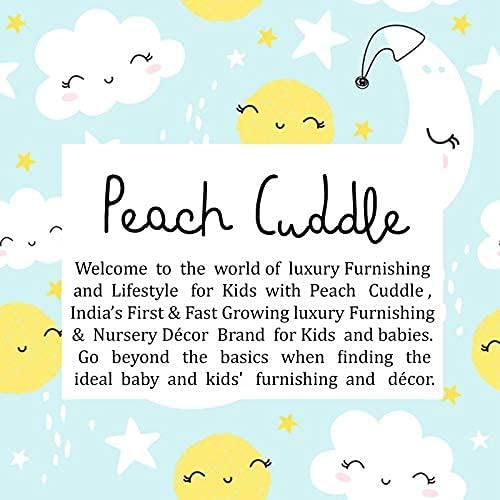 Peach Cuddle Flower Shaped Floor Cushion for Kids Room, Living Room, Luxury Kids Furnishing, Throw Pillow, Decorative Cushion, Nursery Décor, Velvet Cushion, (16x16 inch, Pack of 1, Purple) - Image 3