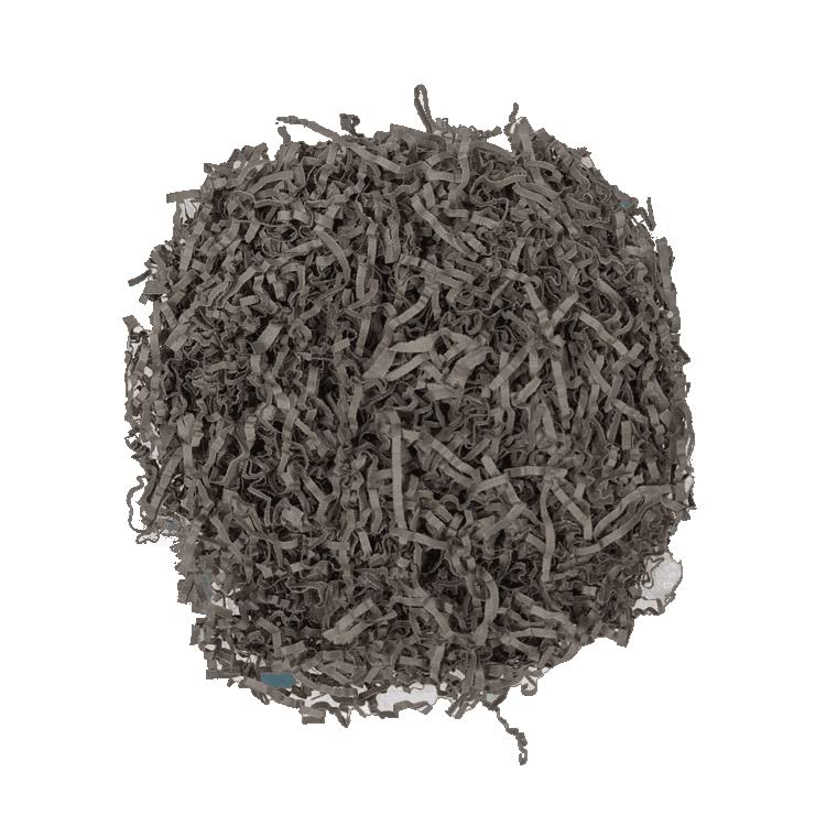 Huefiller Huefiller Shredded Paper for Packaging Used as Box Filler Paper Filler Paper Grass Grey 250 Grams - Image 1