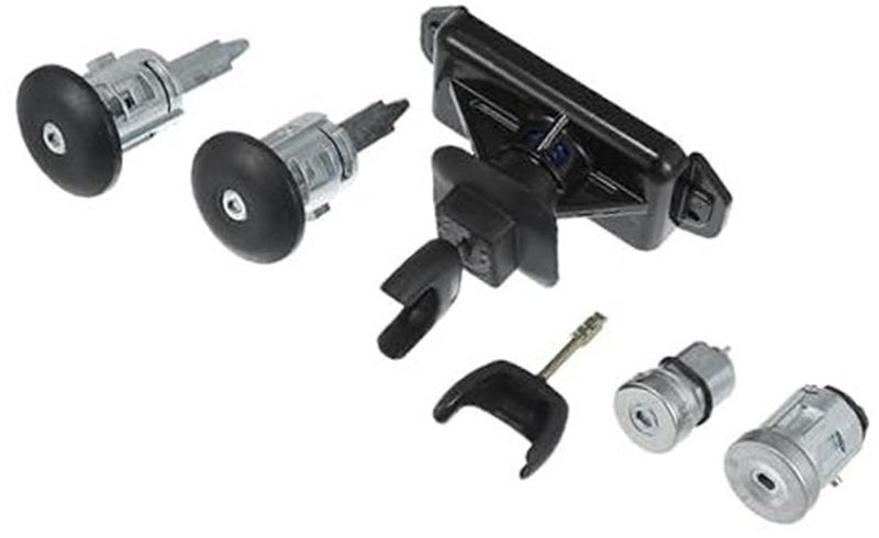 DEMULAX Ignition Lock Cylinder with Keys for Ford Transit Mk7 - Image 1