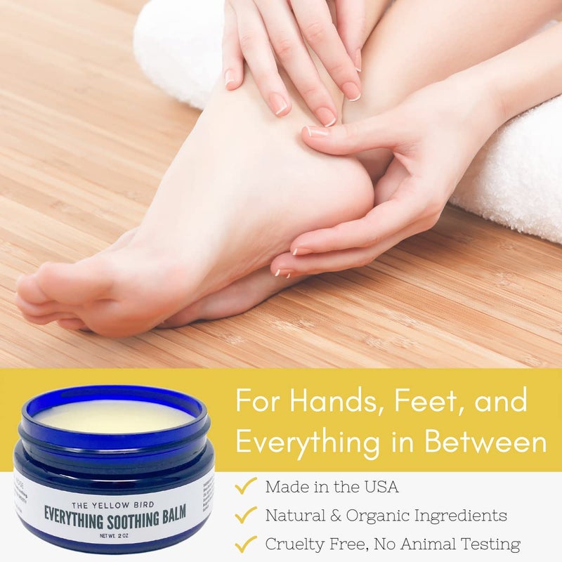 The Yellow Bird Everything Soothing MultiPurpose Skin Balm Arnica Chamomile Copaiba Rose 2 Oz Pack of 1 - Image 3