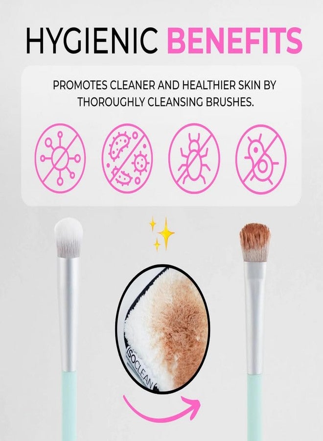 Isoclean منظف فرش المكياج ISOCLEAN - محلول لطيف للاستخدام اليومي، يقلل من تراكم المنتج، يحسن التطبيق، سهل التنظيف، منظف للفرش والإسفنج - بخاخ، 9 أونصة سائلة - Image 4
