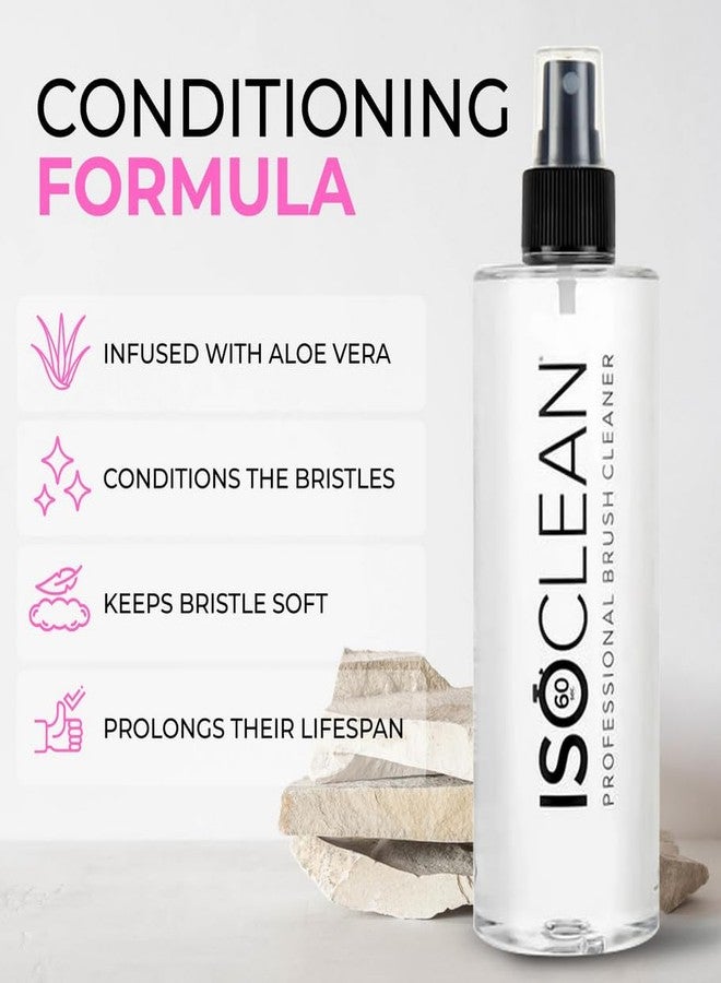 Isoclean منظف فرش المكياج ISOCLEAN - محلول لطيف للاستخدام اليومي، يقلل من تراكم المنتج، يحسن التطبيق، سهل التنظيف، منظف للفرش والإسفنج - بخاخ، 9 أونصة سائلة - Image 3