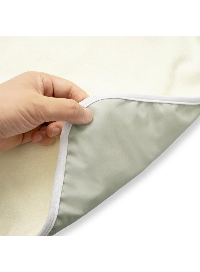 Nora's Nursery Portable Baby Diaper Changing Pad Mat - Waterproof - Stone - Image 5