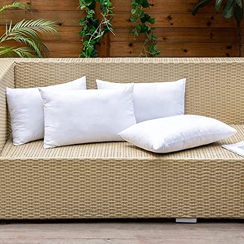 HFI Urban Arts Premium Polyester Cushion Fillers - Pack of 5 Pcs | 12 x 18 Inches | White - Image 1