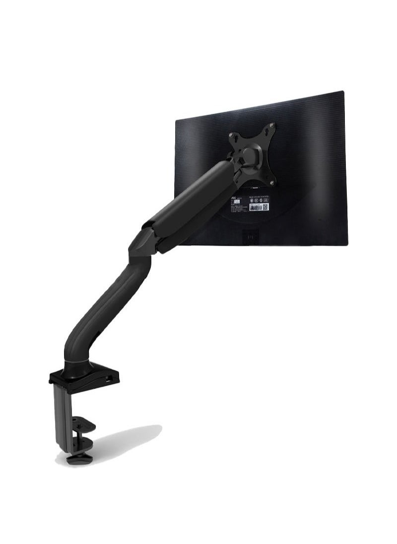 XiuWoo - Full Motion Single Monitor Arm Mount Tilt Swivel for 17 to 30 inch Screens with Desk C-clamp - Image 1