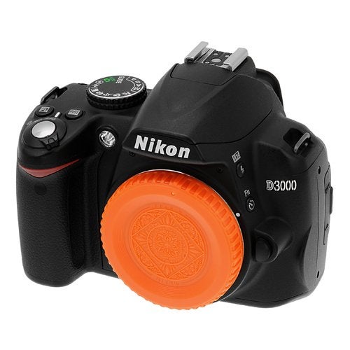 Fotodiox Orange Designer Body Cap Compatible with Nikon F-Mount Cameras - Image 4
