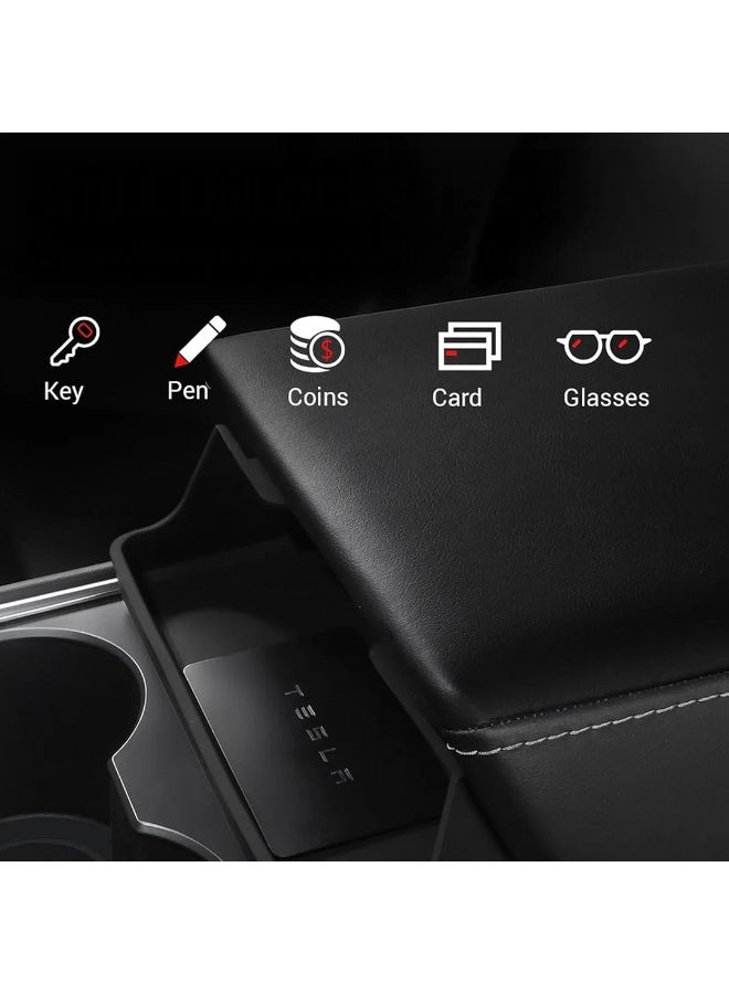 HPS Sunglasses Holder Center Console Organizer for Tesla Model 3 - Image 2