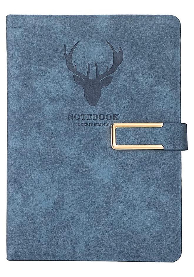 زيريفام مجلة دفتر الملاحظات، دفاتر ملاحظات مسطرة من الجلد مقاس A5، 360 صفحة مذكرات بغلاف ورقي سميك 100 جرام في المتر المربع مع جيب للعمل والرجال والنساء، لكتابة الأعمال، وتدوين الملاحظات، والمكتب المدرسي - Image 1