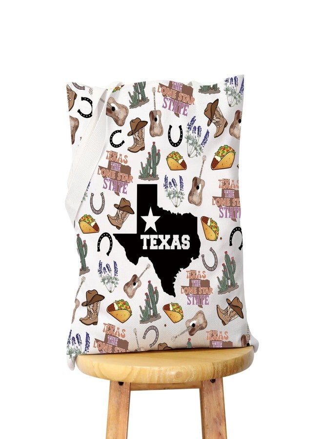 WCGXKO Texas Themed GiftsTexas Country Bachelorette Party Gift Texas is Always a Good Idea Shopping Bag (TEXAS is tote) - Image 1