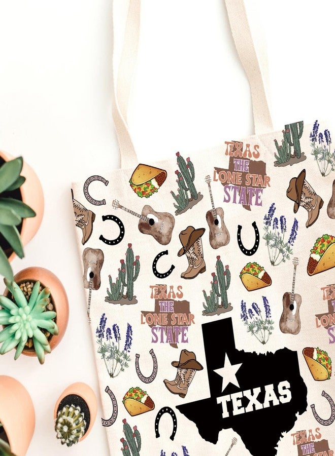 WCGXKO Texas Themed GiftsTexas Country Bachelorette Party Gift Texas is Always a Good Idea Shopping Bag (TEXAS is tote) - Image 4