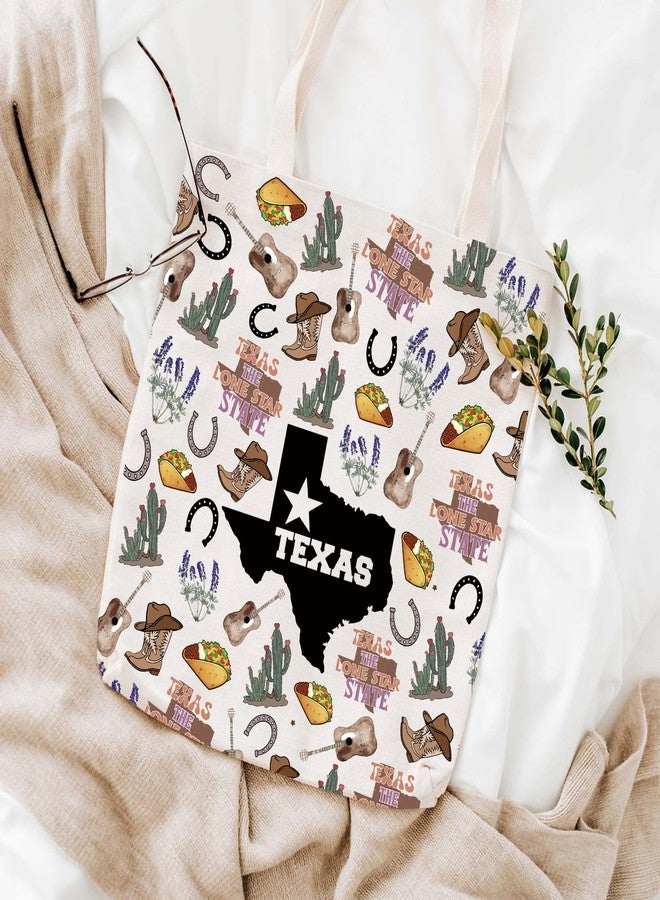 WCGXKO Texas Themed GiftsTexas Country Bachelorette Party Gift Texas is Always a Good Idea Shopping Bag (TEXAS is tote) - Image 3
