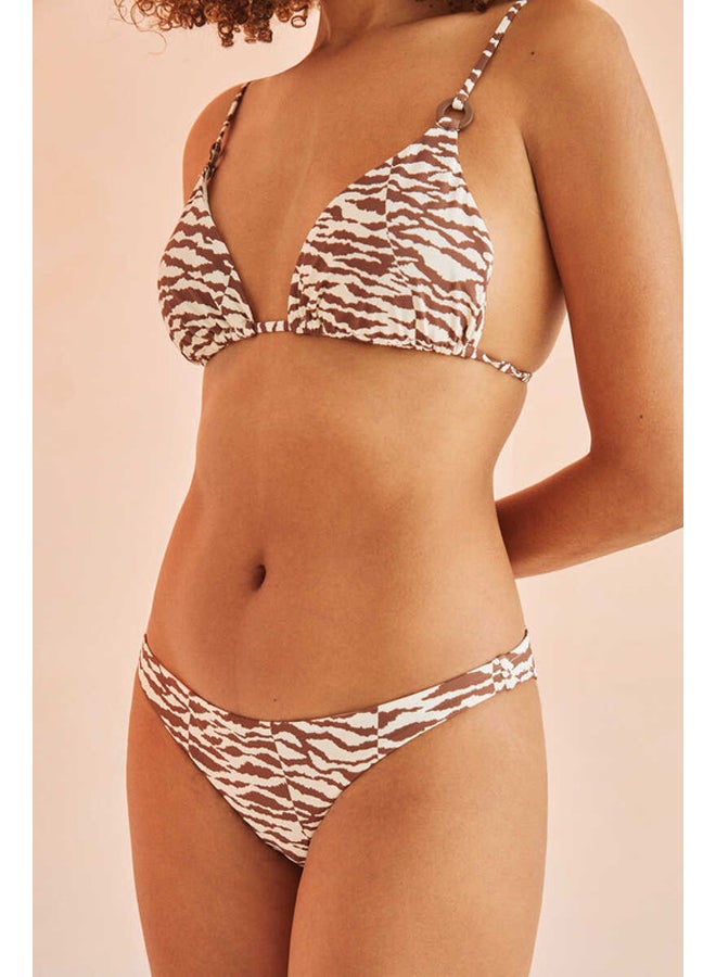 women'secret Zebra print V bikini briefs  - Image 1