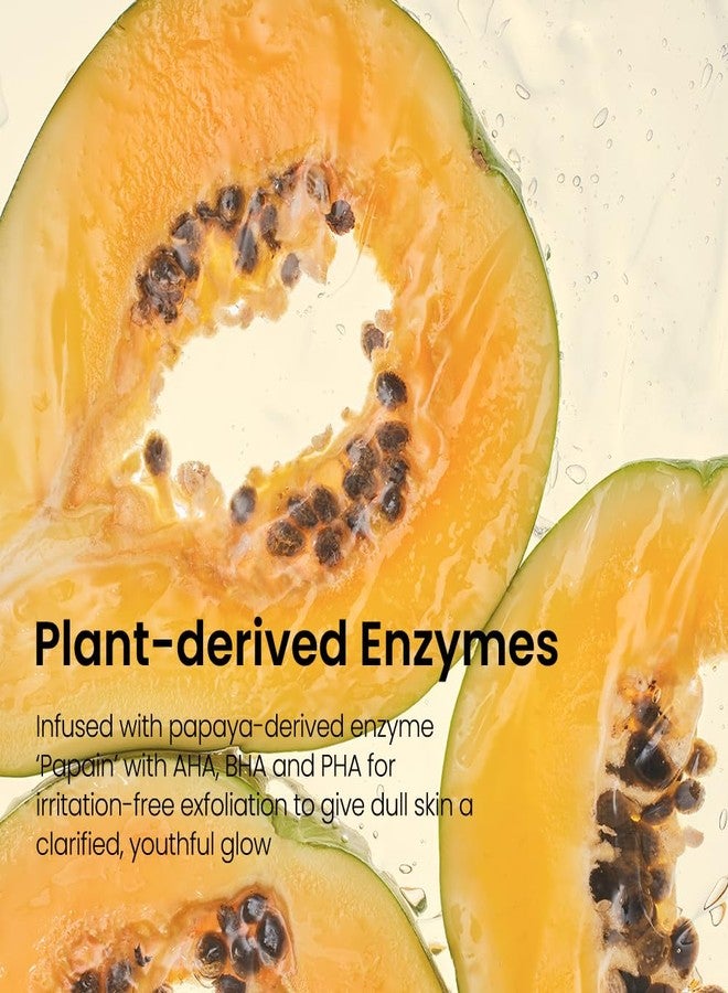 Fraijour Wormwood Enzyme Cleansing Pack - Korean Powder Face Cleanser & Exfoliant with Papaya Enzyme, AHA BHA PHA, Low pH, Clears Acne & Pores, Smooths Texture, for All Skin Types, 2.82 oz. - Image 4