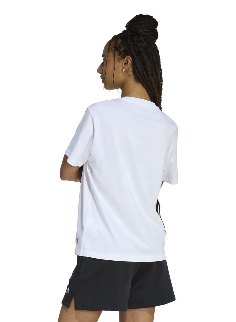 Adidas Mini Embroidery Graphic T-Shirt - Image 2