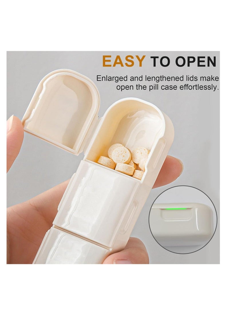 Generic Weekly Pill Organizer 3 Time a Day, Portable Travel Pill Case/Jewelry Box, Large Medication Holder Container, Daily Pillbox Dispenser for Vitamin Medicine Supplement  - Image 2