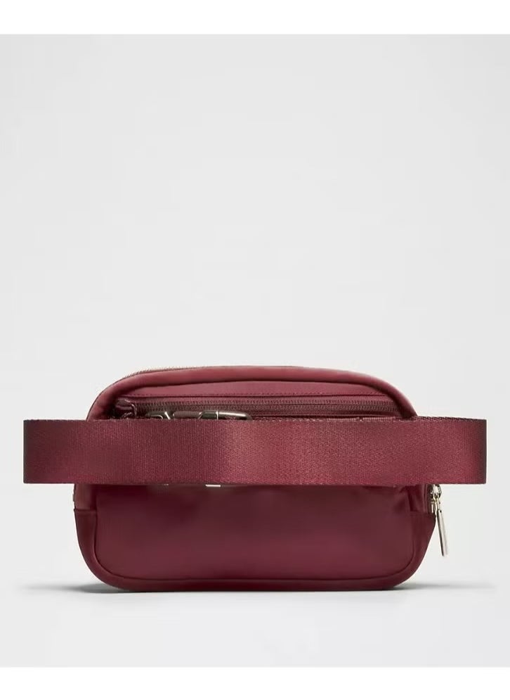 Lululemon Everywhere Belt Bag, Compact Crossbody Bag with Zippered Pockets, Exterior Pocket, and Interior Essentials Storage for On-the-Go Convenience, Maroon  - Image 2