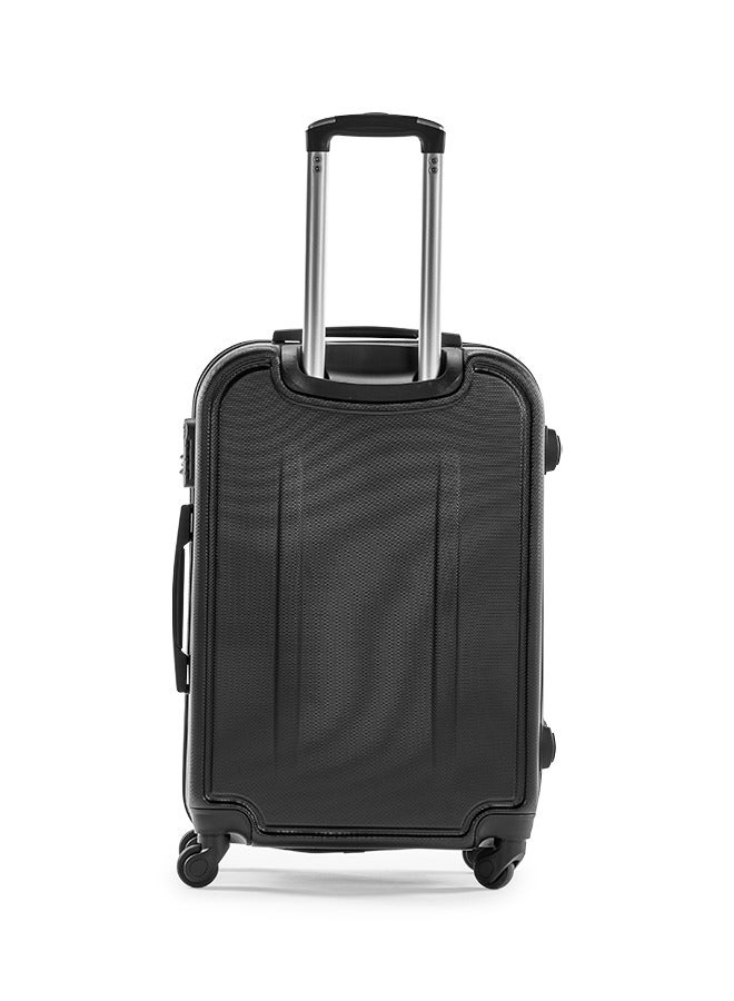 ليمرا طقم شنط سفر مكون من 6 حقائب أمتعة بعجلات و بتصميم صلب أسود - Image 5