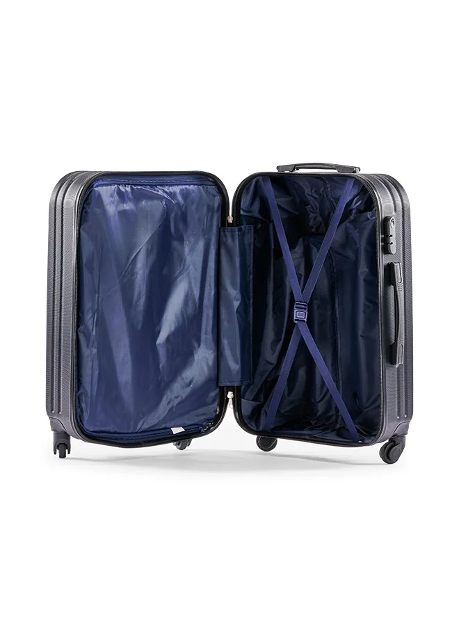 LIMRA Hardside 6 Piece Luggage Trolley Set Black
