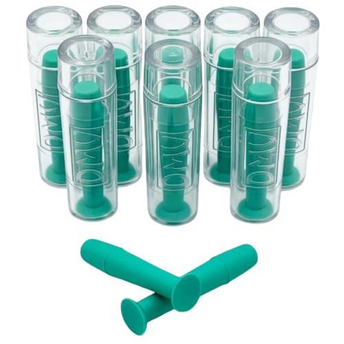 DMV Genuine DMV Ultra Contact Lens Remover Tool Green Pack of 10 Made in USA Suction Cup Plunger for Scleral Rigid Gas Permeable RGP Hard Lenses Ideal for Long Nails NOT for Soft Lenses - Image 1