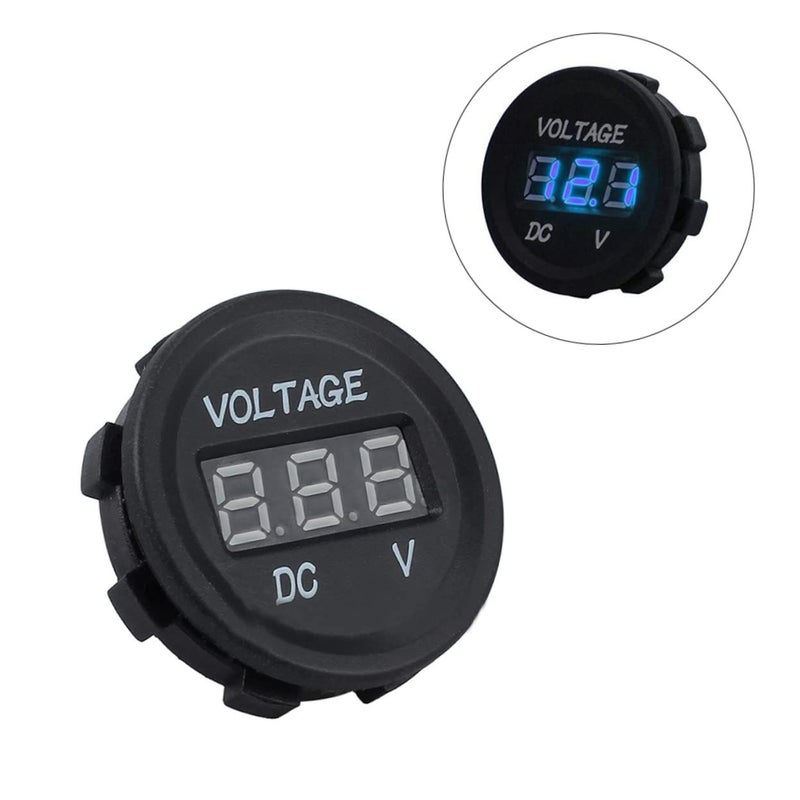 Car Voltage Meter LED Display Digital Voltmeter 6 30V DC 12V 24V For Vehicle Automotive - Image 5
