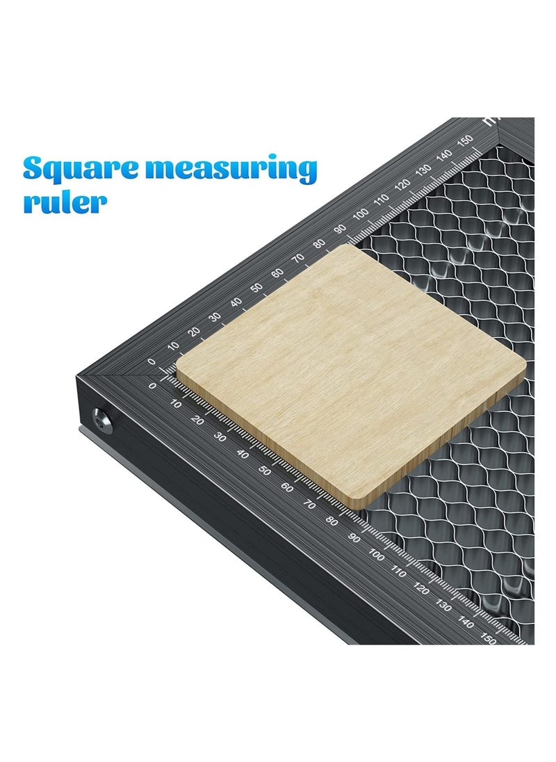 SCULPFUN - Sculpfun Honeycomb Working Table Plate With Measuring Ruler, 2 Pack Laser Cutter Engraver Protecting Pannel Mate Competible with CO2 Diode Machine 300x200mm - Image 1