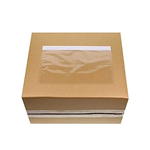 Tapsin 7.5x5.5 Packing List Bags Shipping Label Envelopes Clear Self Adhesive Top Loading Packing List - Pack of 50 - Image 5
