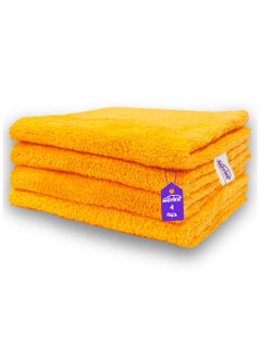 MOTRK Microfiber Towels, Microfiber Detailing Towels – Coral Fleece Care Towel, Extra Thick Dual-Sided, Super Absorbent Car Washing & Polishing Cloth, 40x40cm – 4 Pack  - Image 1